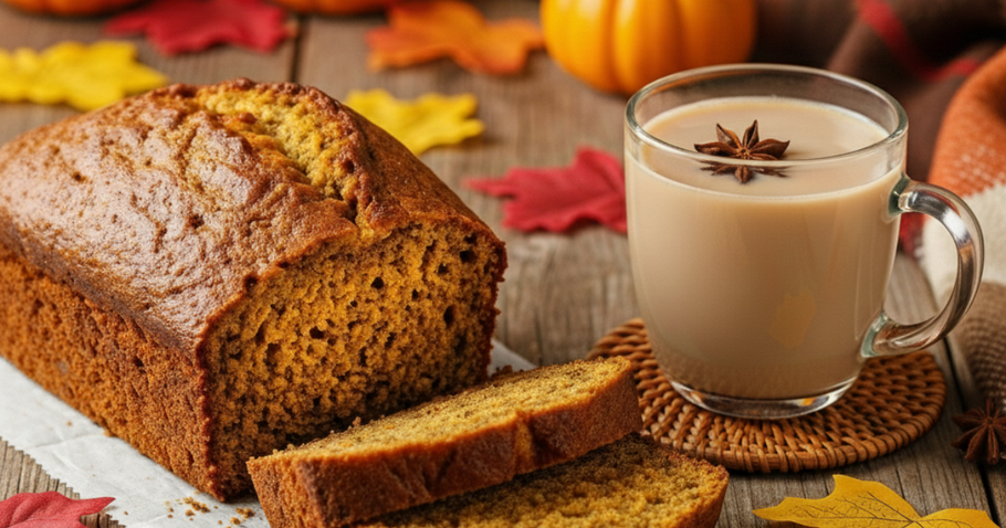 Chai Tea Pumpkin Bread