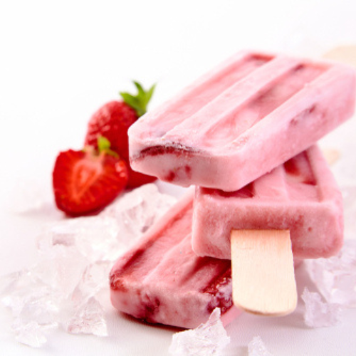 Strawberry Shortcake Tea Popsicle