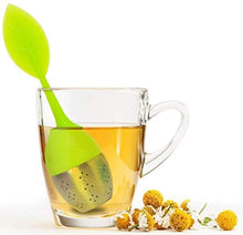 Load image into Gallery viewer, Bekith Tea Infuser - Set of 7 Silicone Handle Stainless Steel Strainer Drip Tray Included