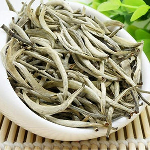 Premium Chinese Organic Bai Hao Yin Zhen Silver Needle White Leaf Tea - From Hunan Southern China (250g (8.81 ounce))