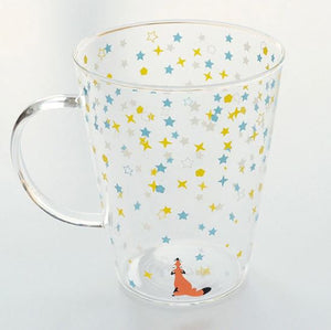 Japanese Sakura Glass Coffee Mug Cute Cat Deer Rabbit Tea Mug Heat Resistant Glass Tea Cup